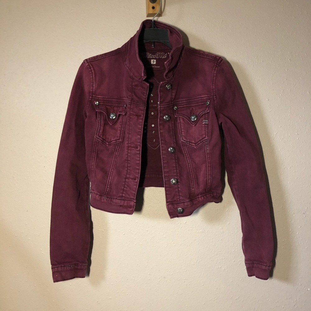 Miss Me Girls Red Jean Jacket